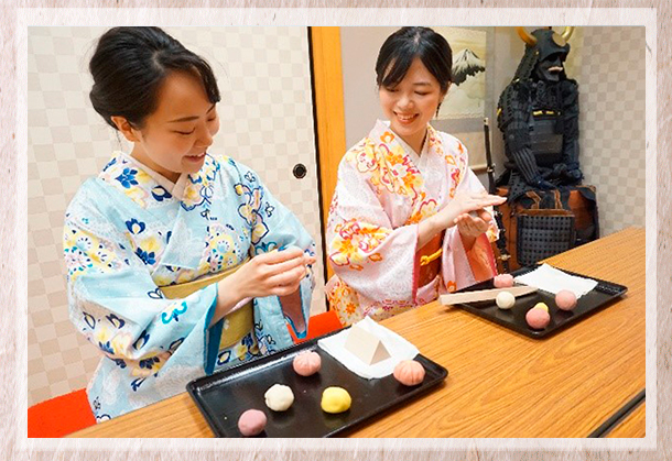 Wagashi confectionary making experience